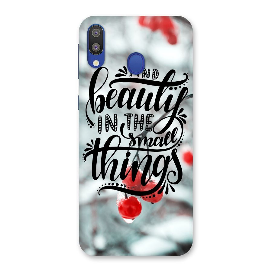 Beauty in Small Things Back Case for Galaxy M20