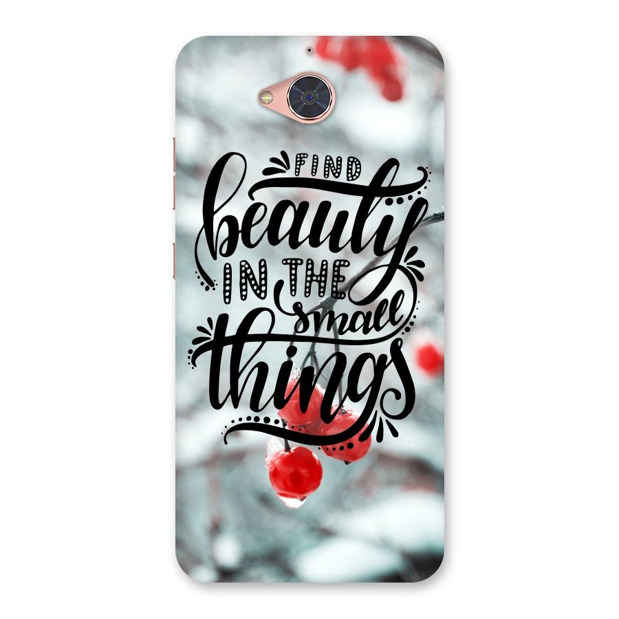 Beauty in Small Things Back Case for Gionee S6 Pro