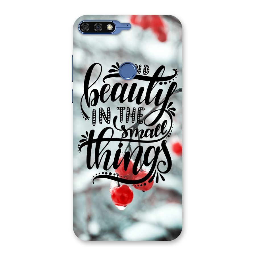 Beauty in Small Things Back Case for Honor 7C