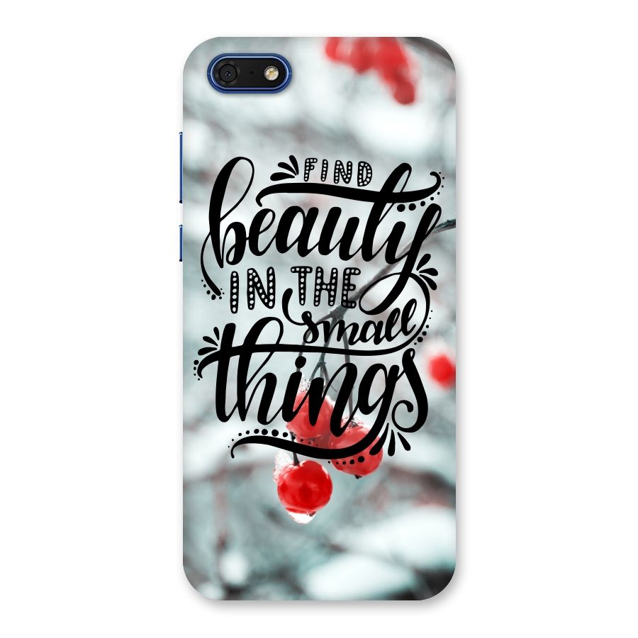 Beauty in Small Things Back Case for Honor 7s
