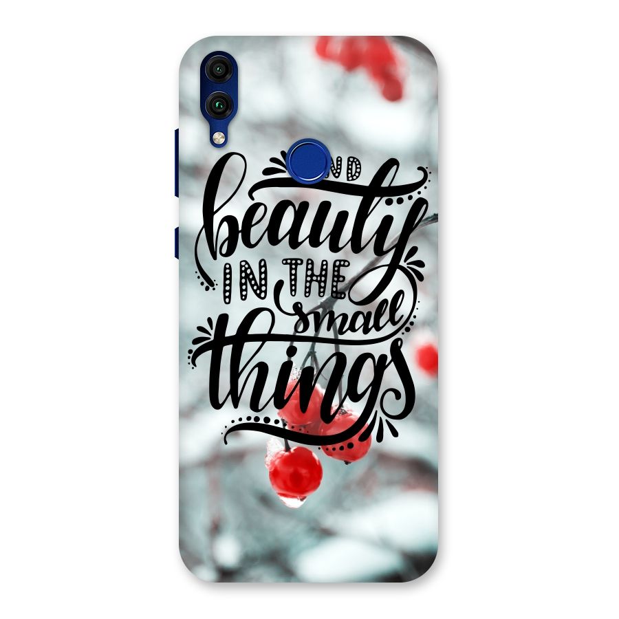 Beauty in Small Things Back Case for Honor 8C