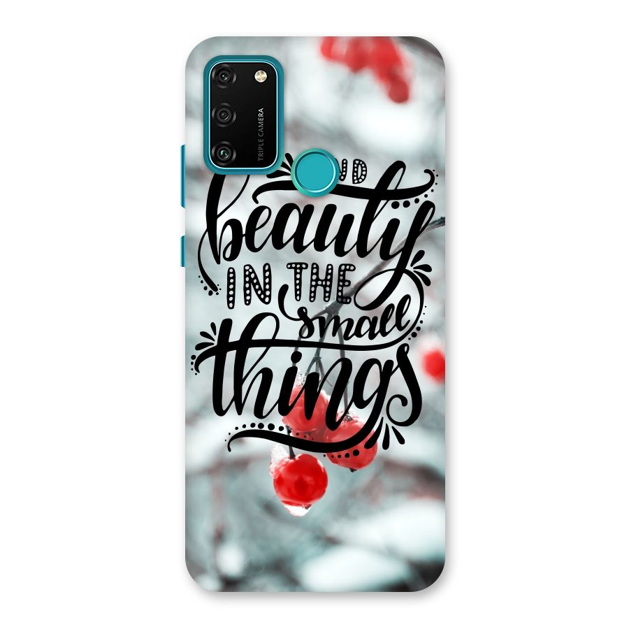 Beauty in Small Things Back Case for Honor 9A