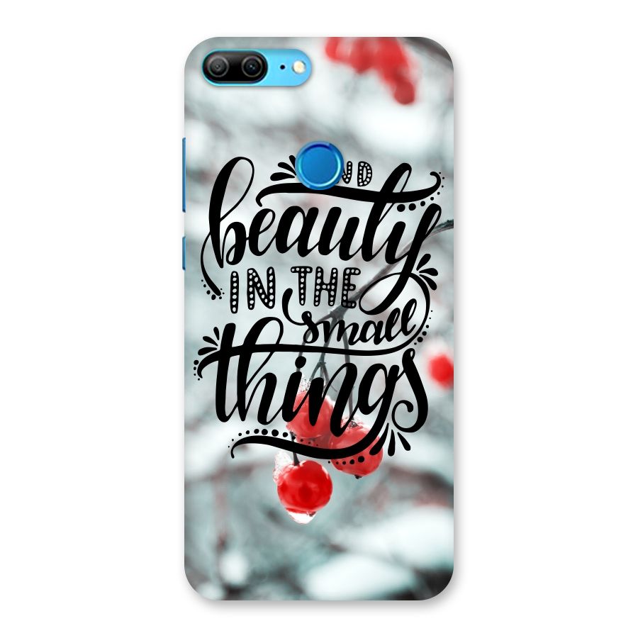 Beauty in Small Things Back Case for Honor 9 Lite