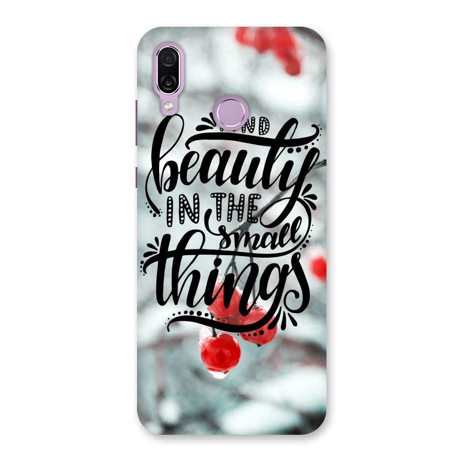 Beauty in Small Things Back Case for Honor Play