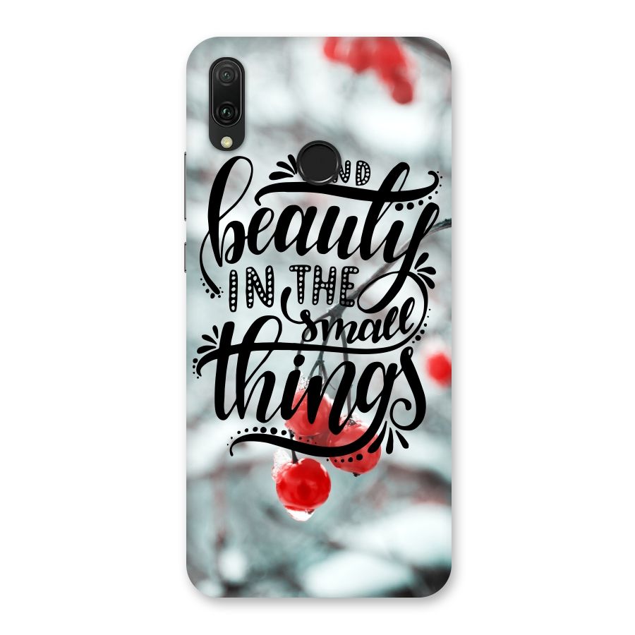 Beauty in Small Things Back Case for Huawei Y9 (2019)