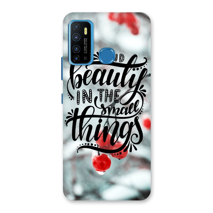 Beauty in Small Things Back Case for Infinix Hot 9