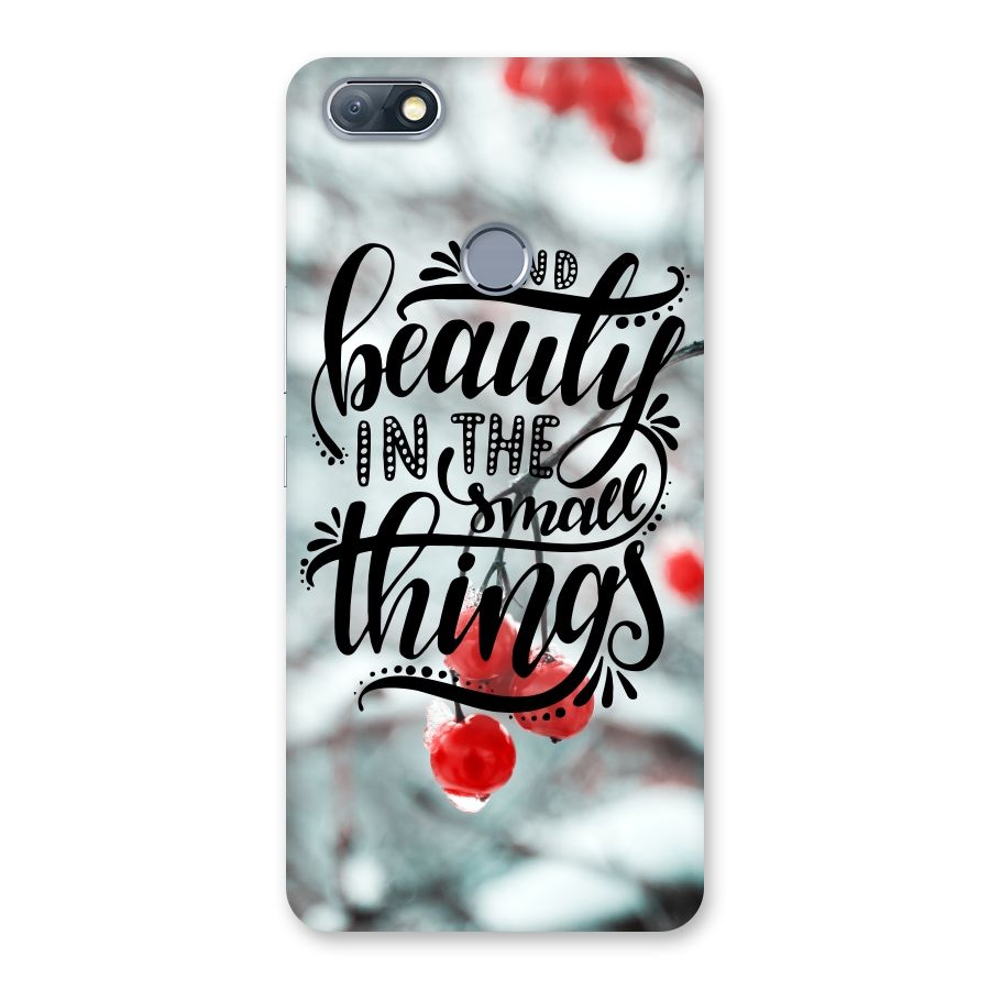 Beauty in Small Things Back Case for Infinix Note 5