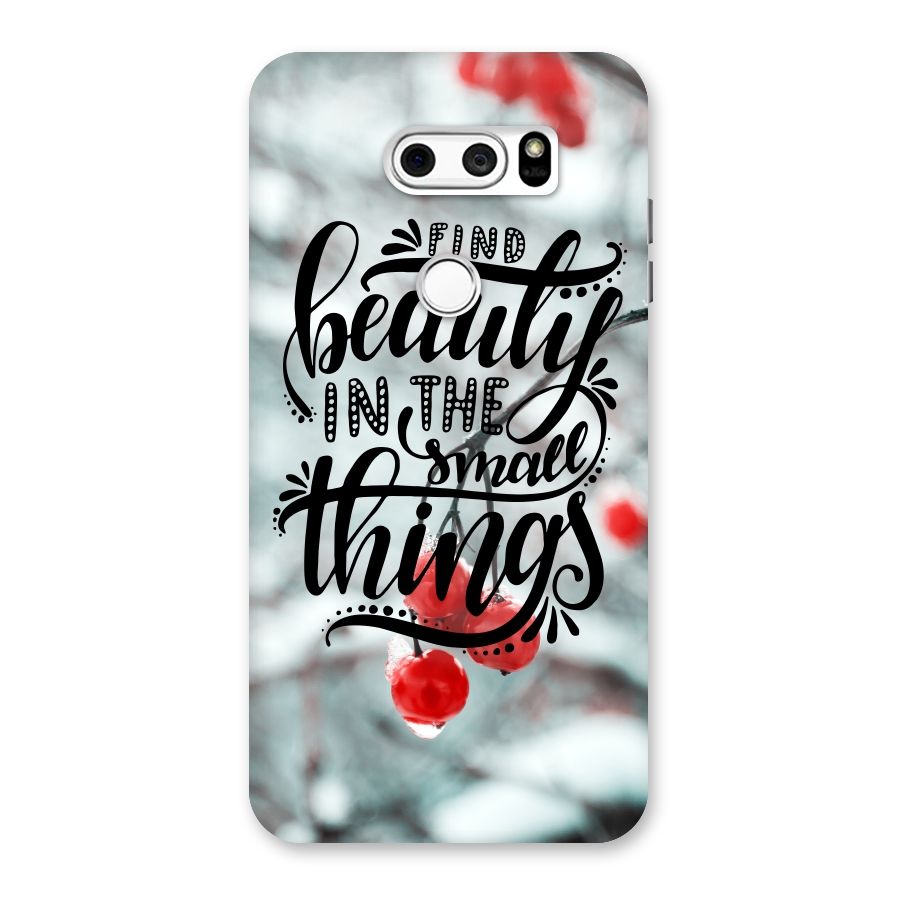 Beauty in Small Things Back Case for LG V30