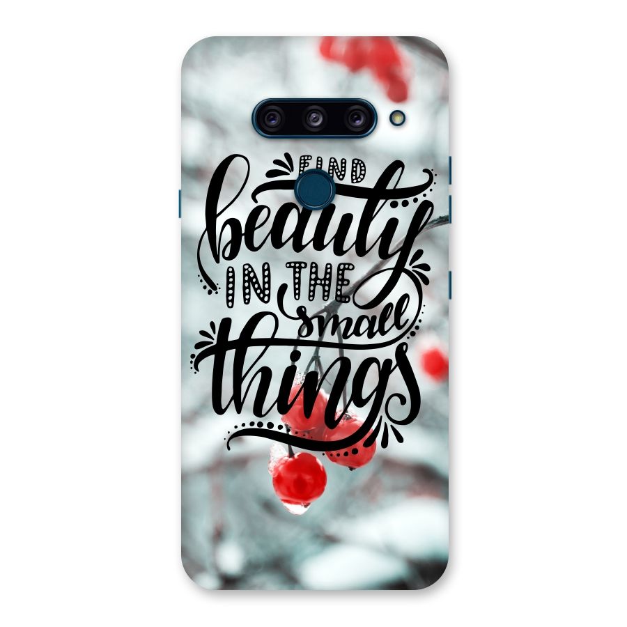 Beauty in Small Things Back Case for LG  V40 ThinQ
