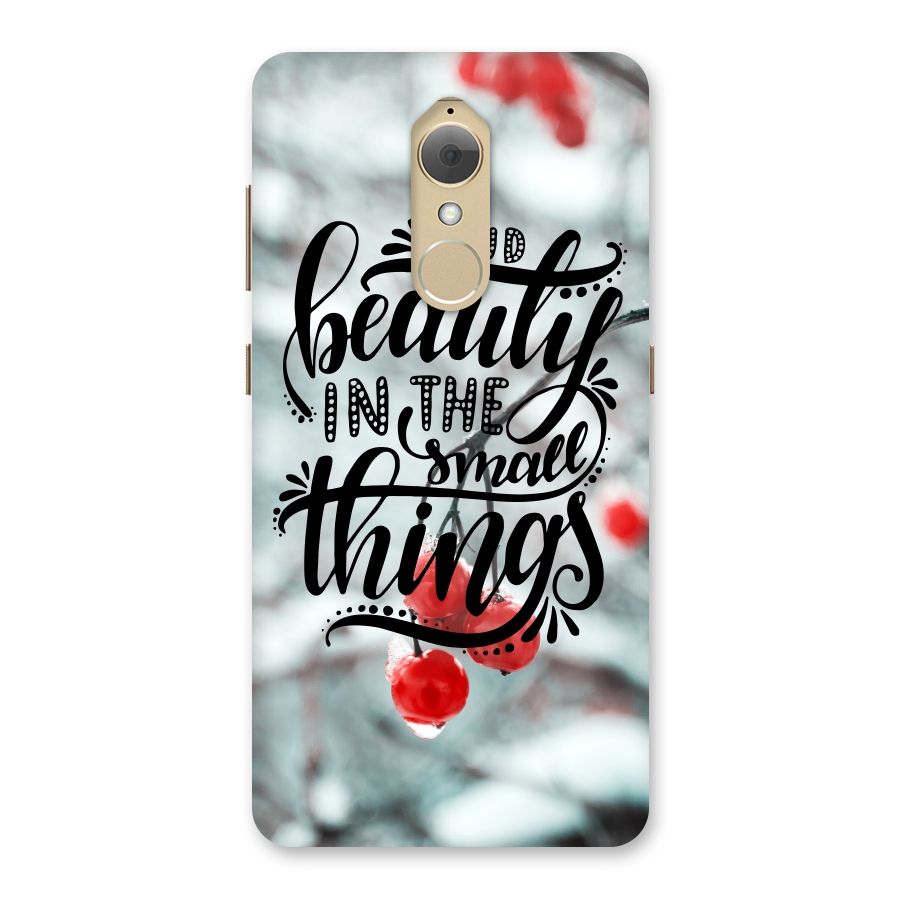 Beauty in Small Things Back Case for Lenovo K8