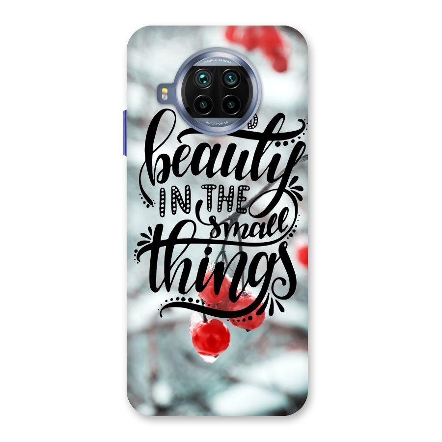 Beauty in Small Things Back Case for Mi 10i