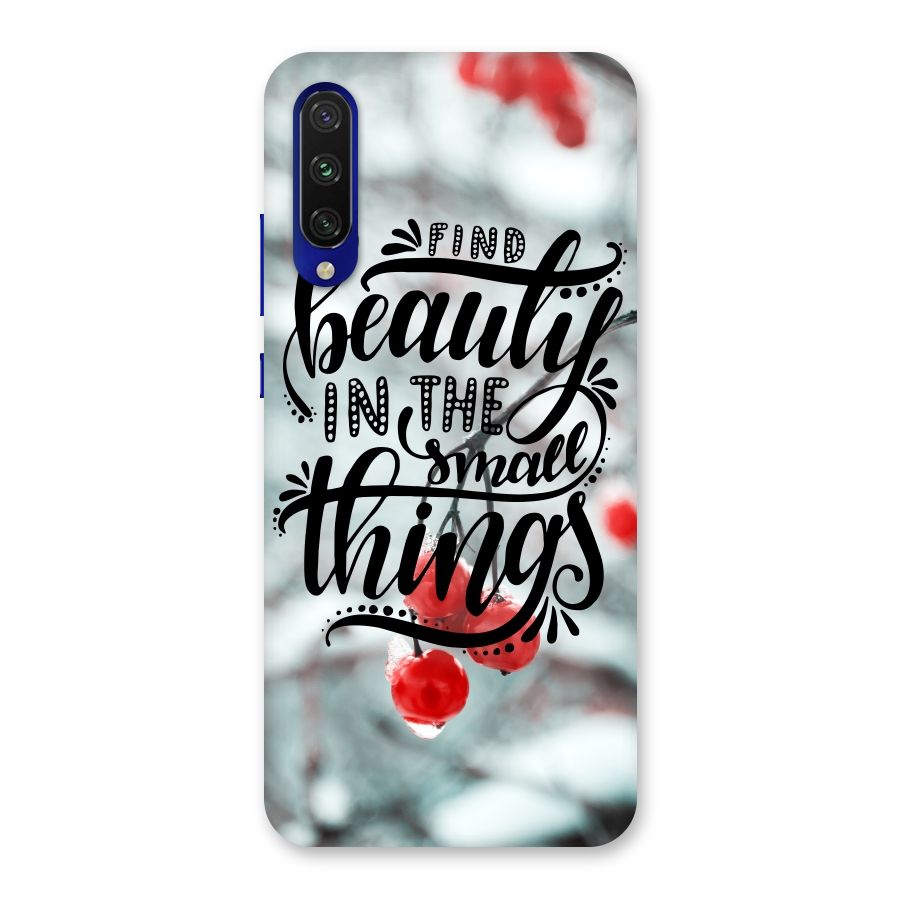 Beauty in Small Things Back Case for Mi A3