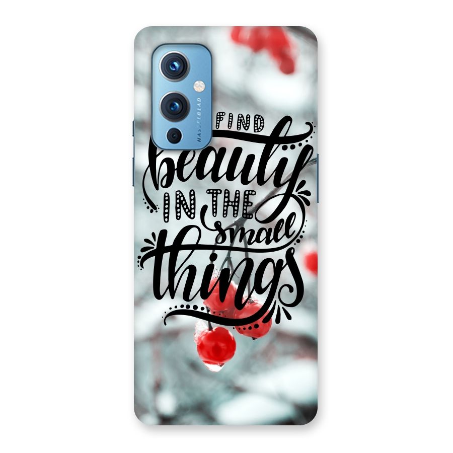 Beauty in Small Things Back Case for OnePlus 9