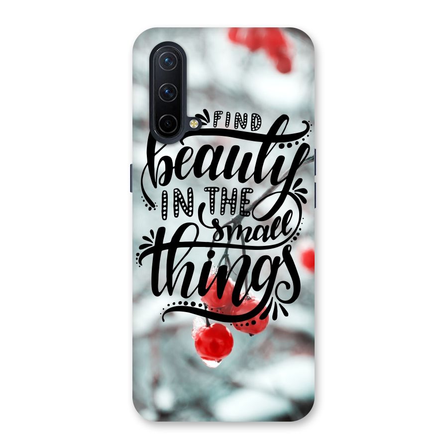 Beauty in Small Things Back Case for OnePlus Nord CE 5G