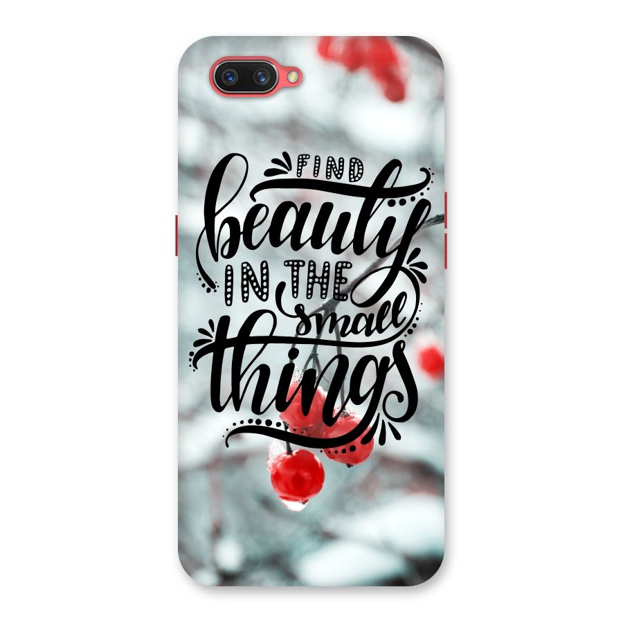 Beauty in Small Things Back Case for Oppo A3s