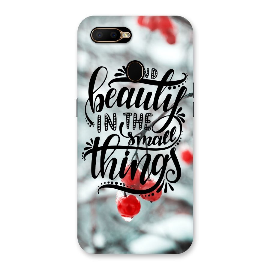 Beauty in Small Things Back Case for Oppo A5s