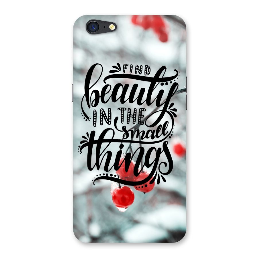 Beauty in Small Things Back Case for Oppo A71