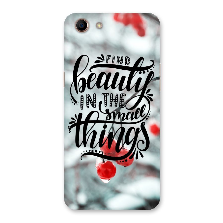 Beauty in Small Things Back Case for Oppo A83 (2018)