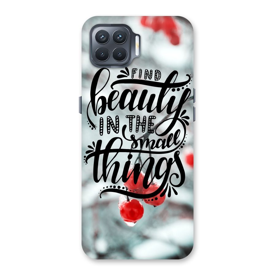 Beauty in Small Things Back Case for Oppo F17 Pro