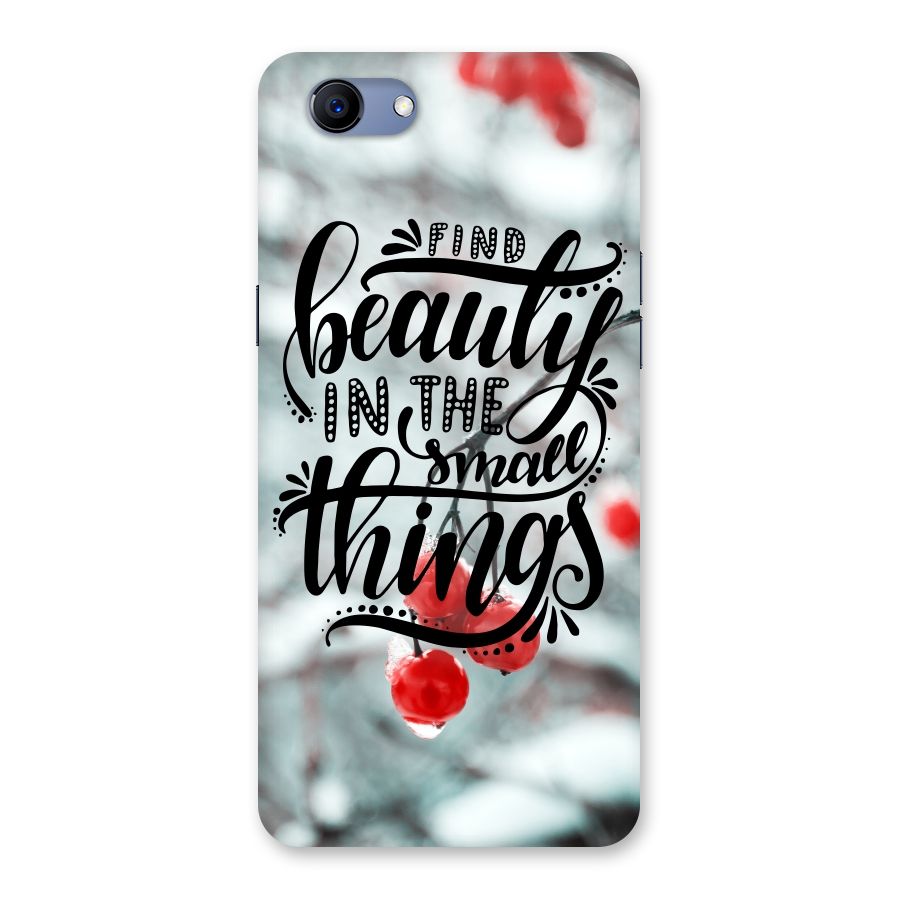 Beauty in Small Things Back Case for Oppo Realme 1