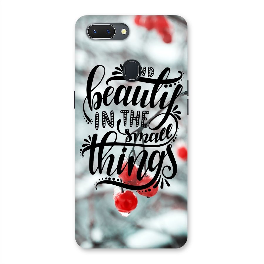 Beauty in Small Things Back Case for Oppo Realme 2