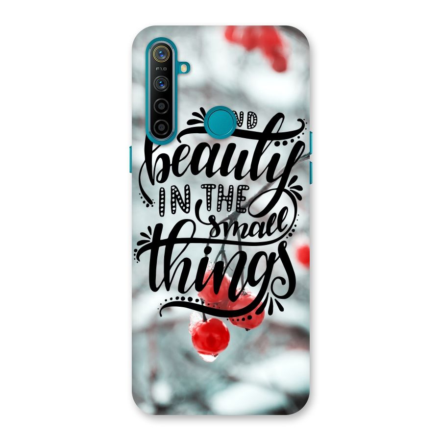 Beauty in Small Things Back Case for Realme 5i