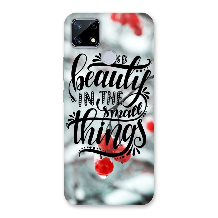Beauty in Small Things Back Case for Realme Narzo 20