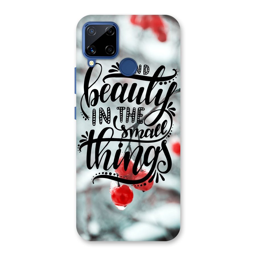 Beauty in Small Things Back Case for Realme Narzo 30A