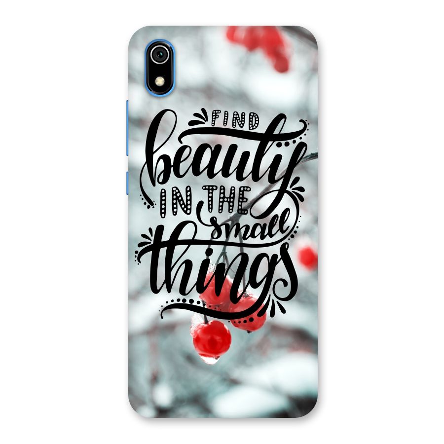 Beauty in Small Things Back Case for Redmi 7A