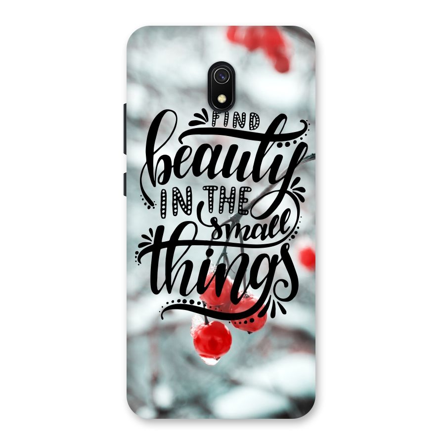 Beauty in Small Things Back Case for Redmi 8A