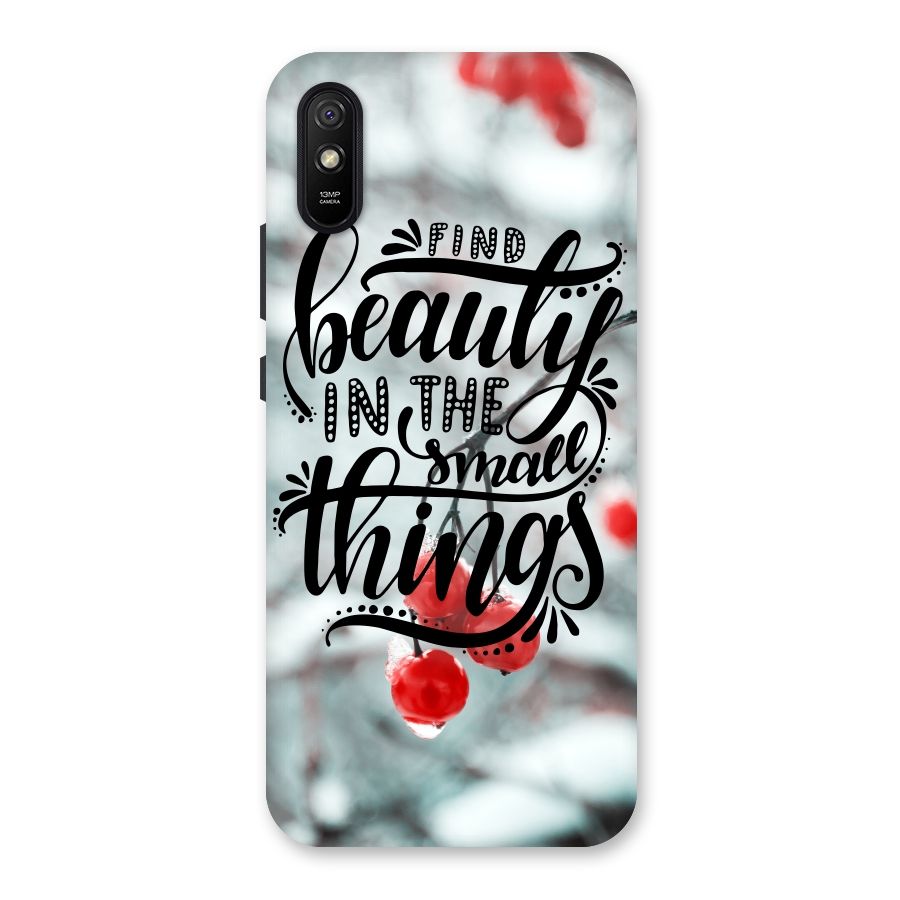 Beauty in Small Things Back Case for Redmi 9A