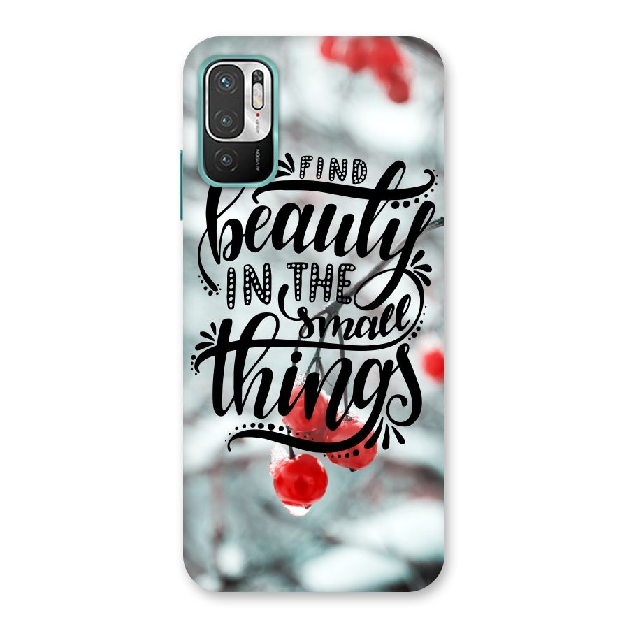 Beauty in Small Things Back Case for Redmi Note 10T 5G