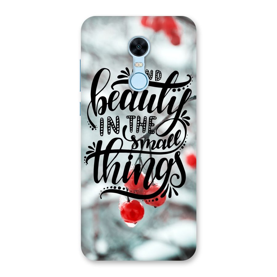 Beauty in Small Things Back Case for Redmi Note 5