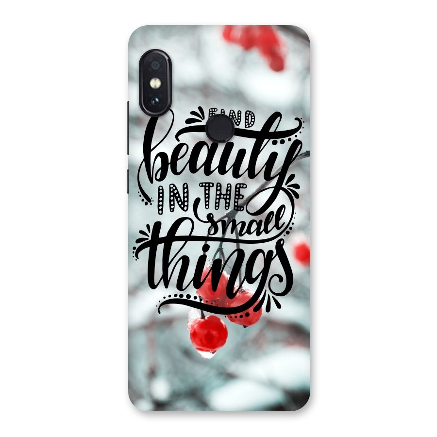 Beauty in Small Things Back Case for Redmi Note 5 Pro