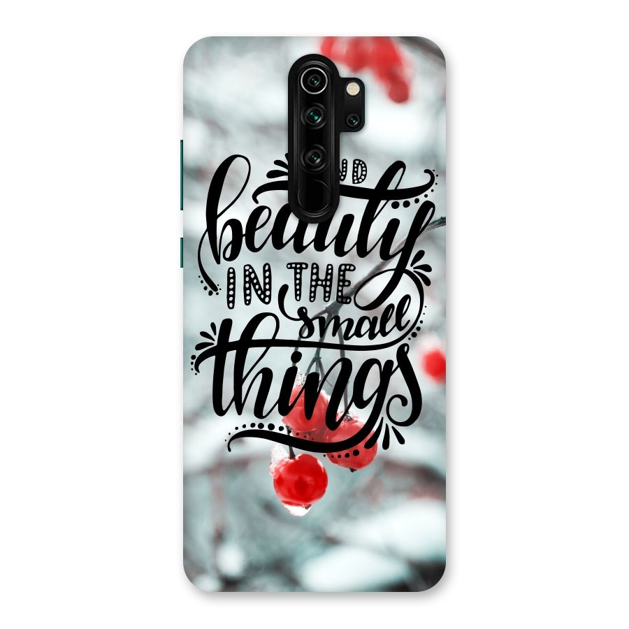 Beauty in Small Things Back Case for Redmi Note 8 Pro