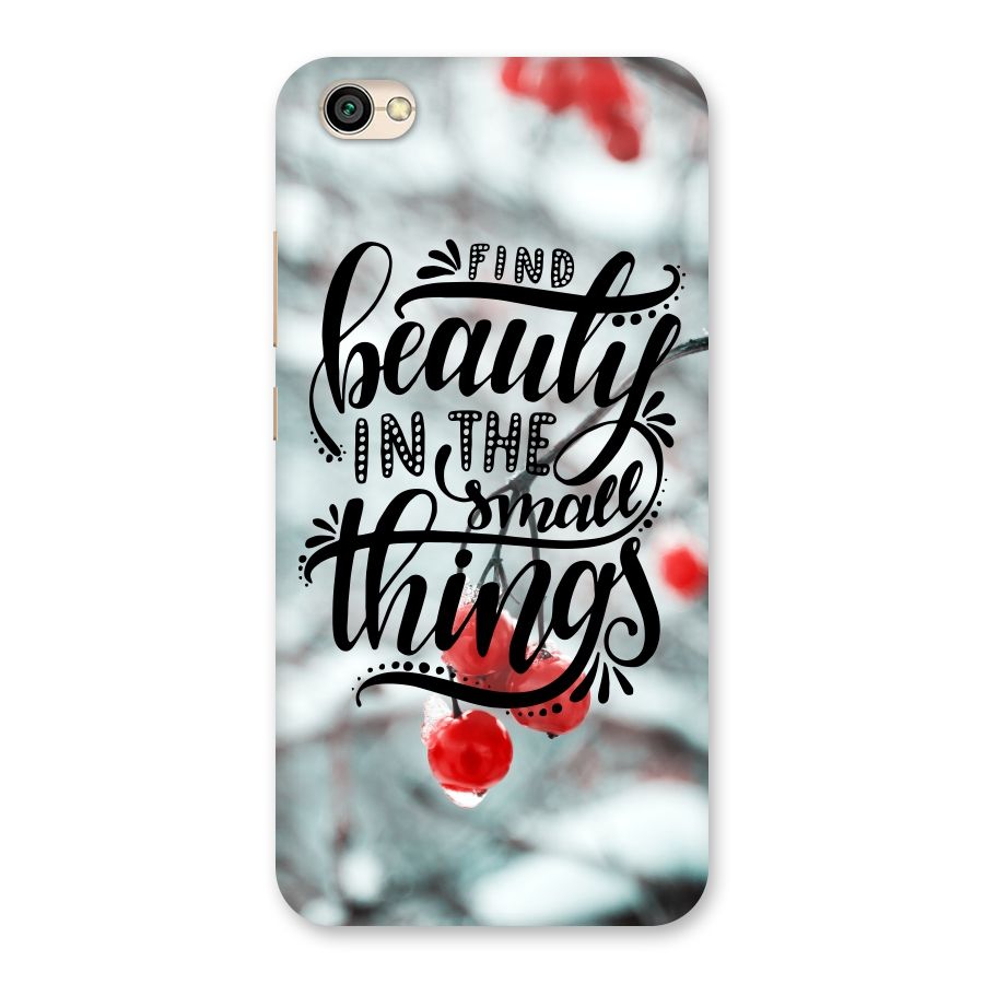 Beauty in Small Things Back Case for Redmi Y1 Lite