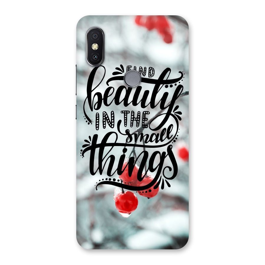 Beauty in Small Things Back Case for Redmi Y2