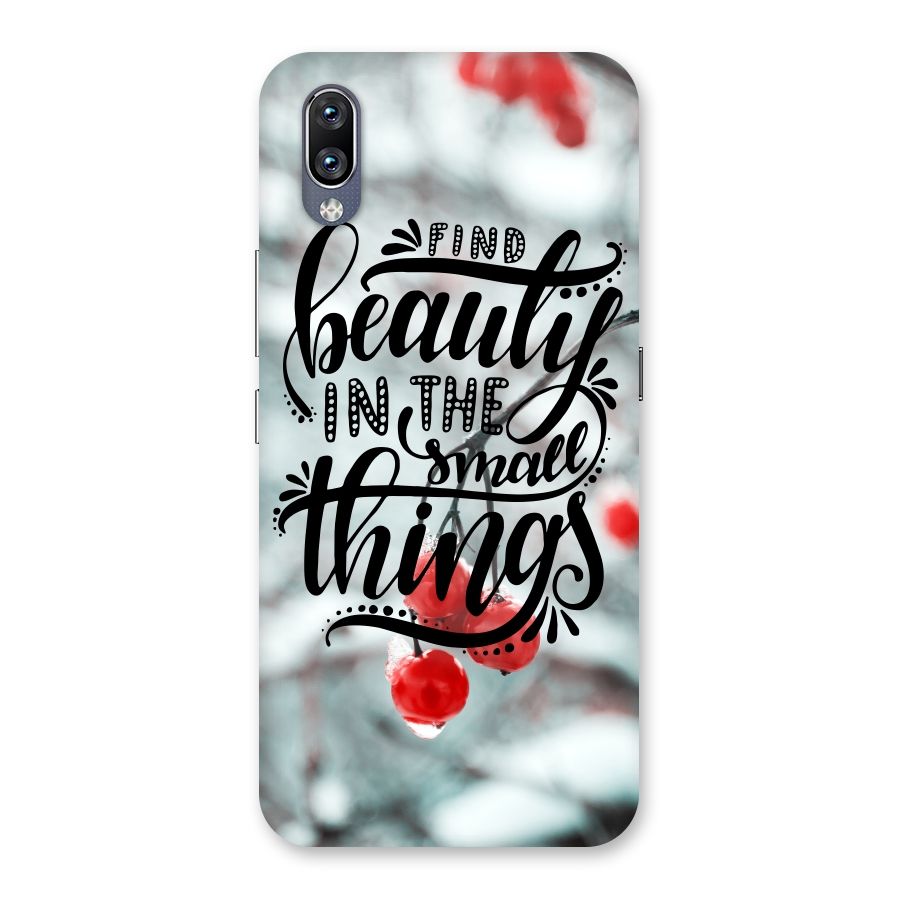 Beauty in Small Things Back Case for Vivo NEX