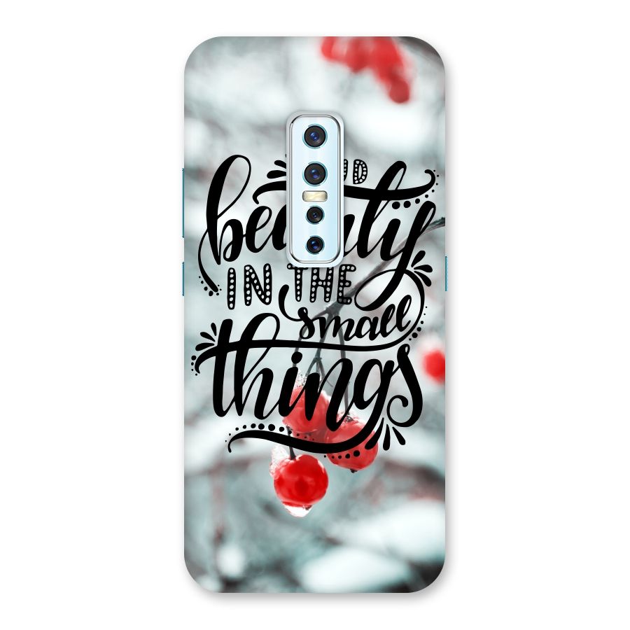 Beauty in Small Things Back Case for Vivo V17 Pro