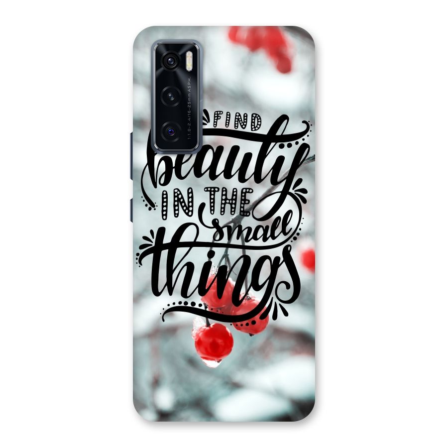 Beauty in Small Things Back Case for Vivo V20 SE
