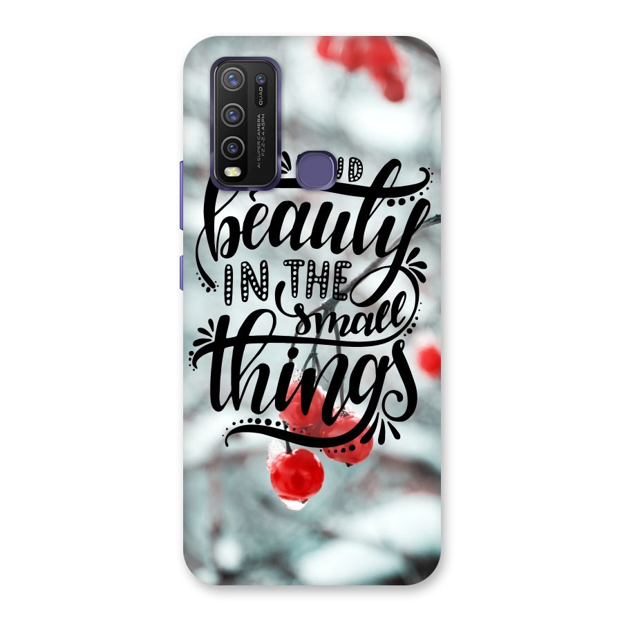 Beauty in Small Things Back Case for Vivo Y50
