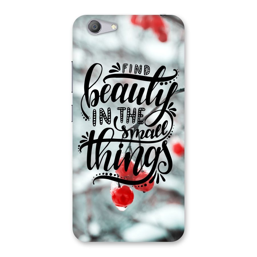 Beauty in Small Things Back Case for Vivo Y53