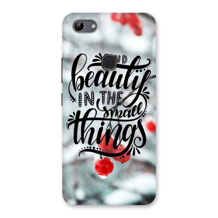 Beauty in Small Things Back Case for Vivo Y81