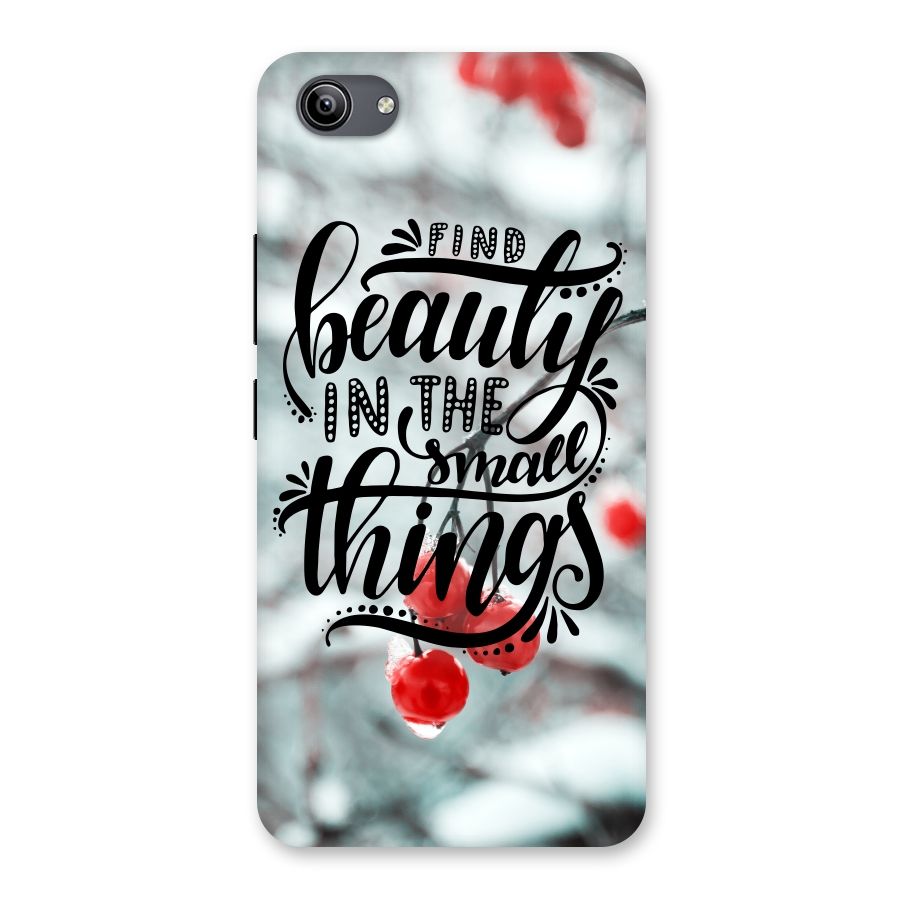 Beauty in Small Things Back Case for Vivo Y81i