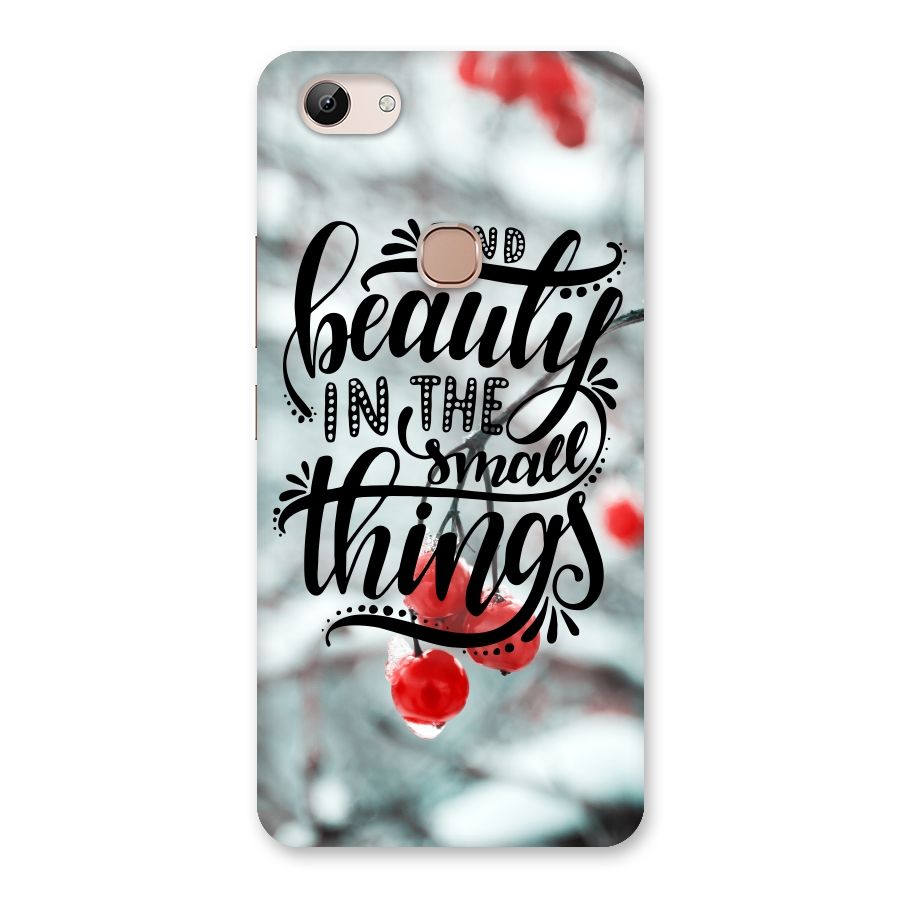 Beauty in Small Things Back Case for Vivo Y83