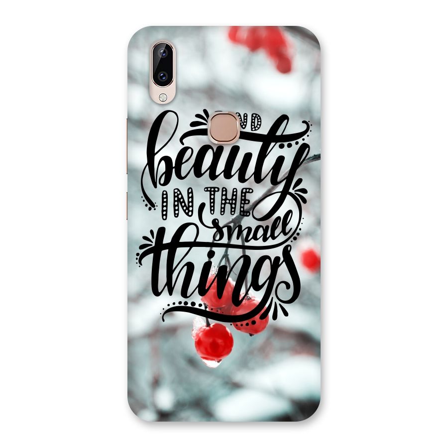 Beauty in Small Things Back Case for Vivo Y83 Pro