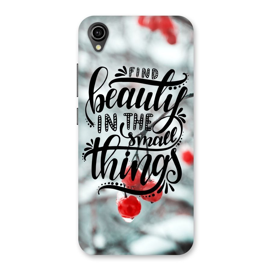Beauty in Small Things Back Case for Vivo Y90
