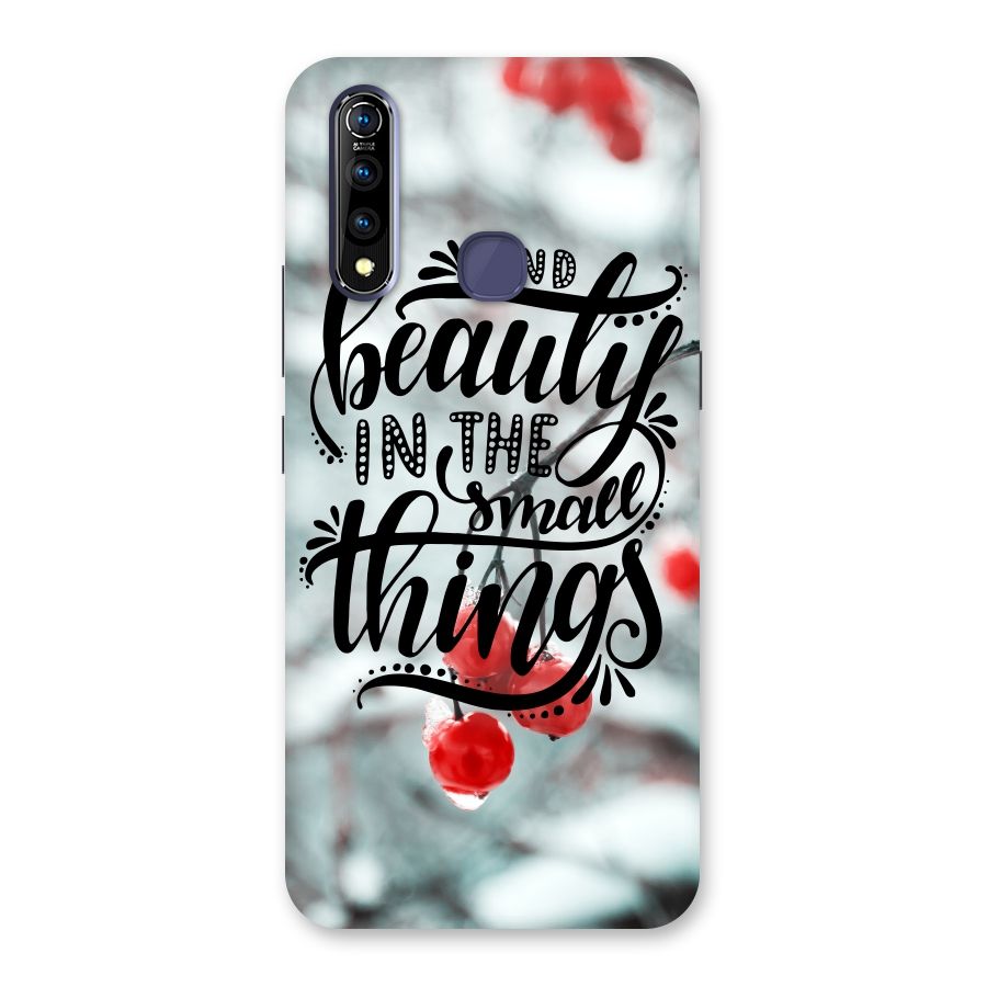 Beauty in Small Things Back Case for Vivo Z1 Pro