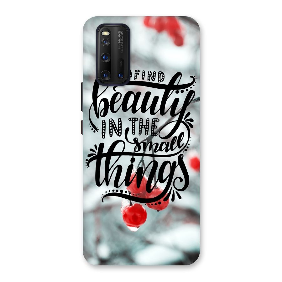 Beauty in Small Things Back Case for Vivo iQOO 3