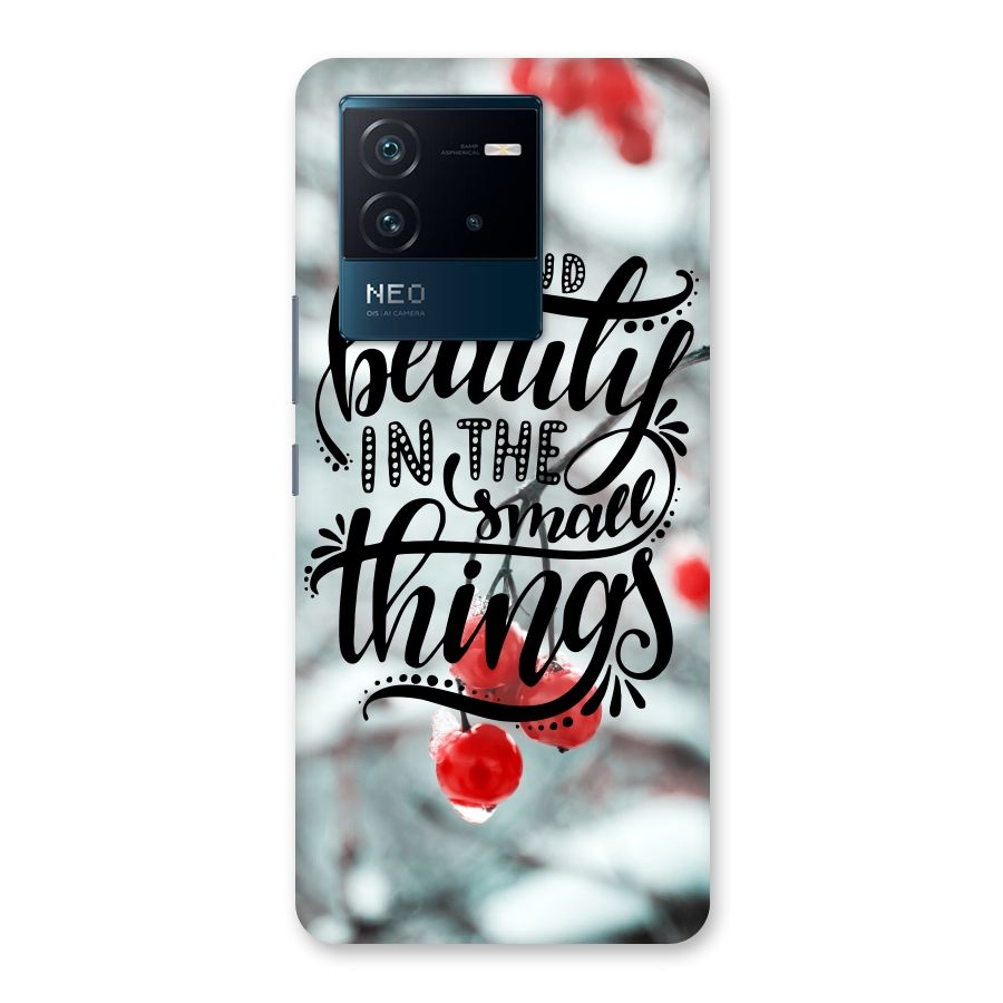 Beauty in Small Things Back Case for Vivo iQOO Neo 6 5G